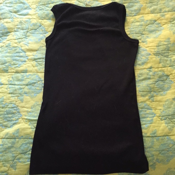 Plain black tank top. Perfect for the summer! - Picture 3 of 3